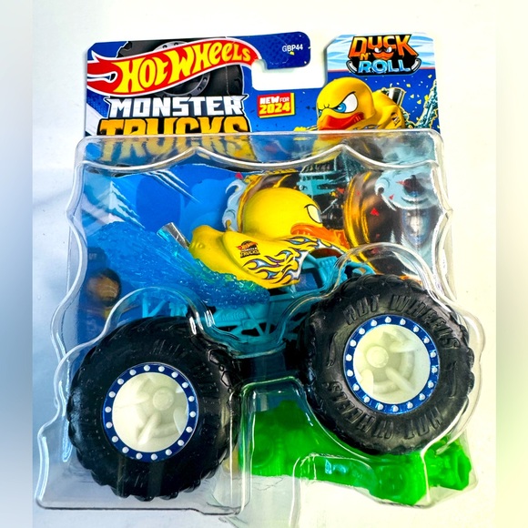 Mattel Other Hot Wheels Monster Trucks New For 224 Duck N Roll Poshmark